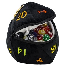 D20 Plush Dice Bag - Rainbow